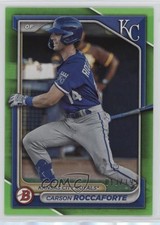 2024 Bowman Prospects Neon Green Border 13/399 Carson Roccaforte #BP-33 1a7o