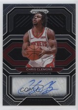 2020-21 Panini Prizm Penmanship Chris Clemons #PE-CCL Auto 18gu