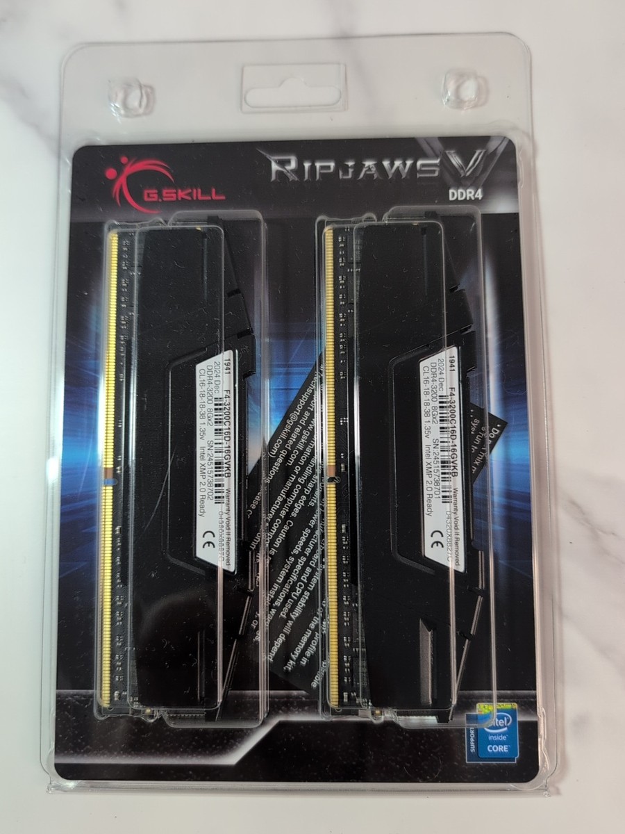 Ripjaws V 16 GB (2 x GB) DDR4 RAM 3200 MHz Black NEW