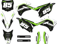 Custom Graphics, Full Kit for Kawasaki KX 85 2022 - 2026 Crew Style stickers
