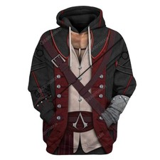 Sudaderas con capucha personalizadas Cosplay Assassin's Creed IV 4 Black Flag Connor Kenway s