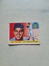 1955 Topps Baseball Roy Sievers Washington Nationals Card #16