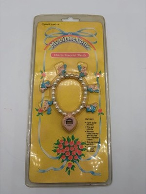 Incredible Vintage My Little Pony Hasbro Charm Bracelet Digital Watch NOS 1990