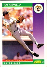 1992 Score #412 Joe Redfield