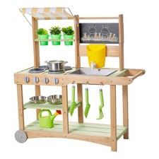 VEVOR Mud Kitchen, Outdoor Mud Kitchen for Kids, Wood Outdoor Play Kitchens with