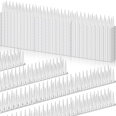 Geetery 48 Pack Bird Spikes Bulk Transparent Plastic Bird Spikes for Small Bi