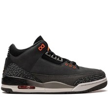 Jordan 3 Fear Pack 2023 Size 9, Gray Orange, Preowned