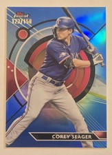 2023 Topps Finest - Corey Seager #21 Blue Refractor /150 Texas Rangers