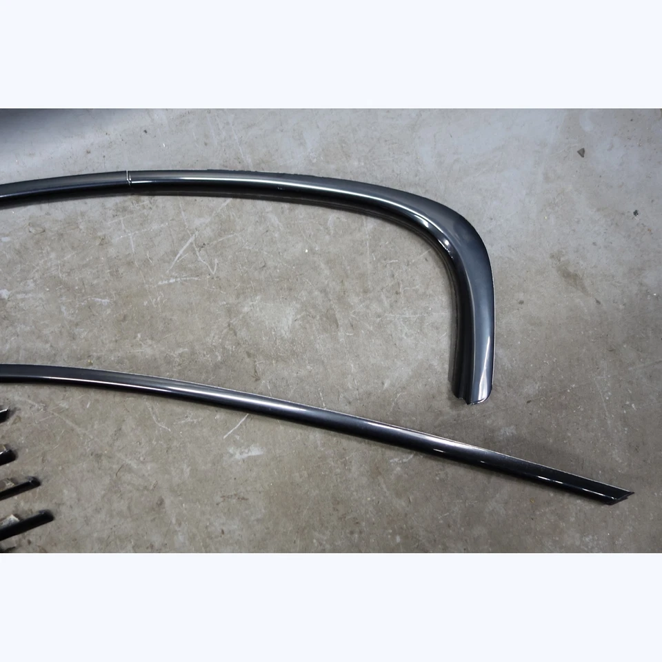 2006-2011 BMW E90 3-Series Sedan Gloss Black Shadowline Exterior Trim Set OEM — 第 2/4 张图片