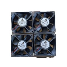 Lot of 4 Delta AFB0812M 80mm 12V DC Brushless Cooling Fans Server PC
