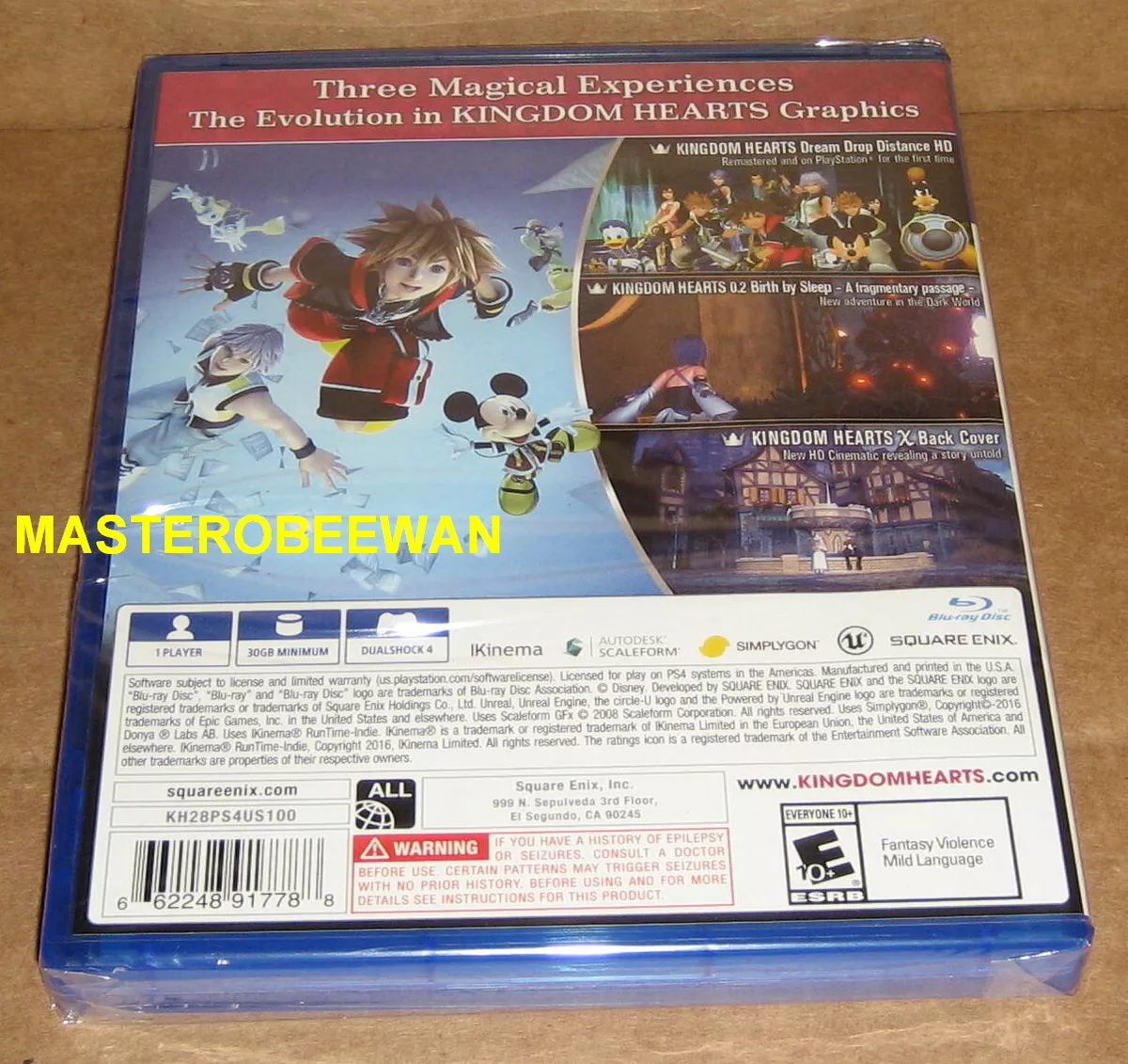 Kingdom Hearts II (Playstation 2, 2006) SEALED PAL