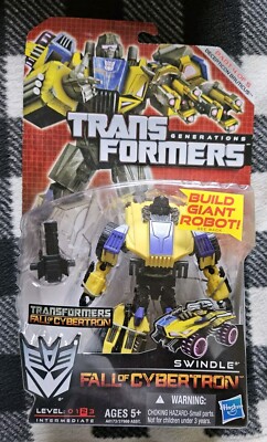 Transformers Fall Cybertron Swindle Mosc