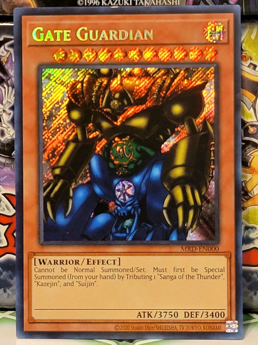 Gate Guardian MRD-EN000 Secret Rare 25th Anniversary NM | eBay Gate Guardian MRD-EN000 Secret Rare 25th Anniversary NM | eBay