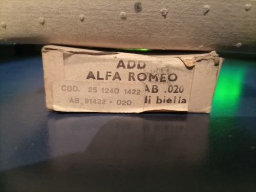 ALFA ROMEO SERIE BRONZINE BIELLA 0.20 NUOVO EPOCA VANDERVELL VP 91422 - Foto 2 di 3
