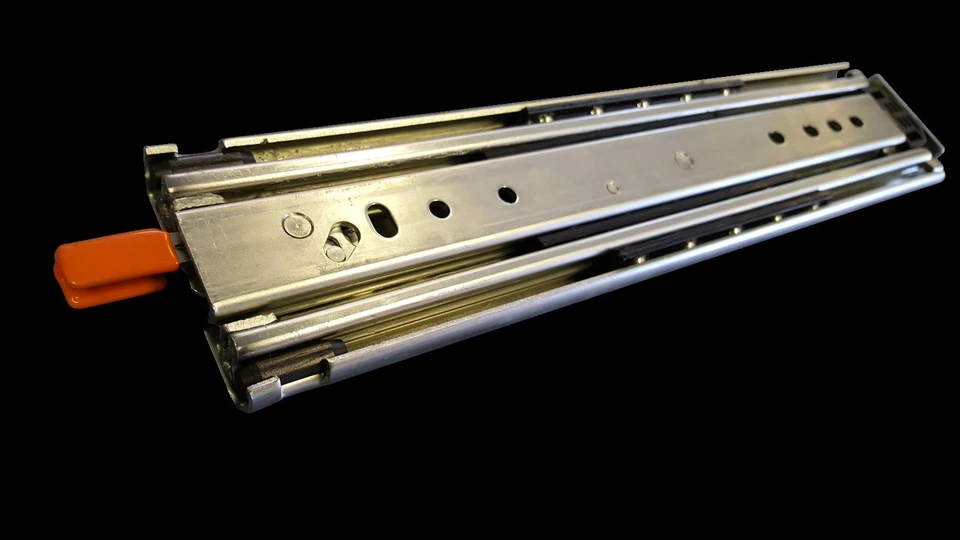 Heavy Duty 227kg Locking Drawer Slides Runners 408mm-1804mm - image 2 of 4