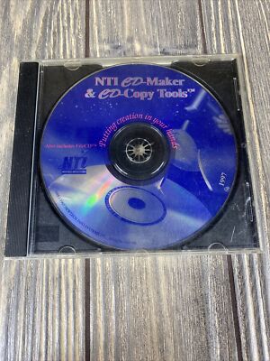 NTI Cd Maker And CD Copy Tools 1997 Computer PC Disc