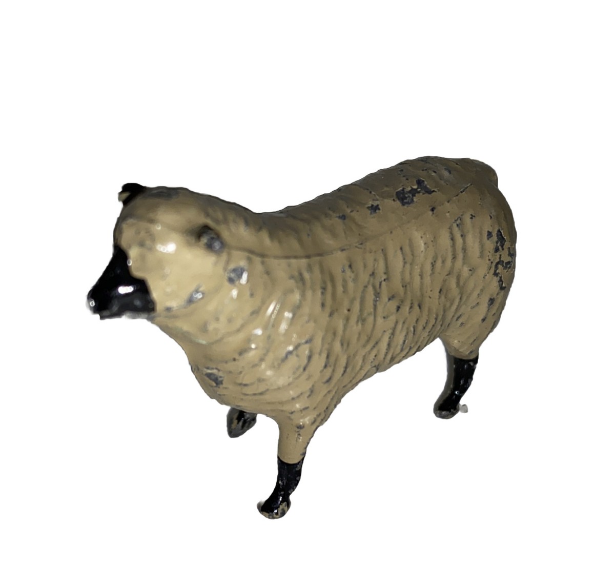 Miniature antique doll house metal Tiny Sheep | eBay