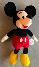 Vintage '90s Disney Mini Bean Bag 8" set Mickey Mouse Donald Duck Louie