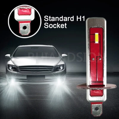 White/ Orange H1 H3 LED Fog Lamp Car Front Bulb Daytime Running Light 12V 24V - Image 1 of 4