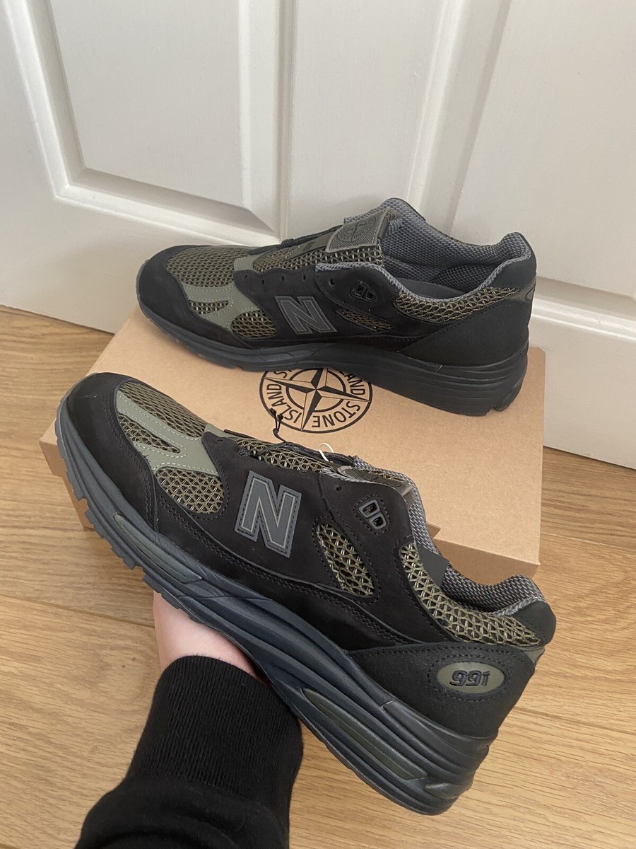 New Balance 991v2 x Stone Island Black Olive UK11 | READY TO New Balance 991v2 x Stone Island Black Olive UK11 | READY TO