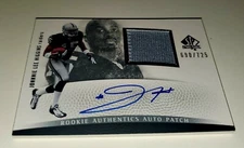 2007 SP Authentic Authentics /725 Johnnie Lee Higgins RPA Rookie Patch Auto RC