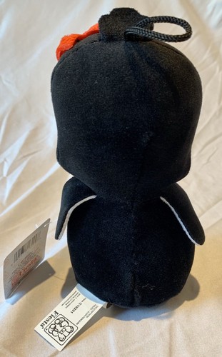 Fiesta Toys Pinguino Nocciola Retrò, 6,5 Pollici Bianco e Nero Peluche Pal - Foto 3 di 4