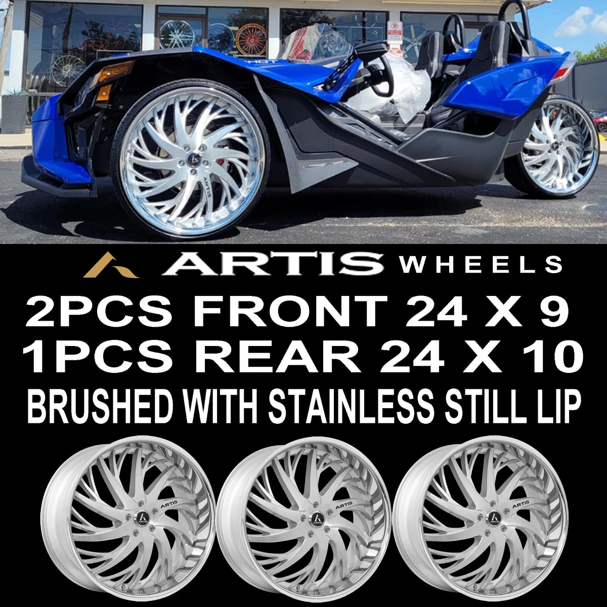 WHEELS RIMS POLARIS SLINGSHOT YEAR 2015 2016 2017 2018 2019 2020