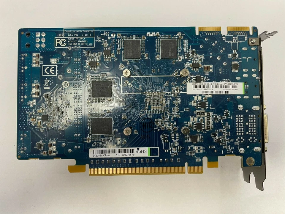 Sapphire AMD Radeon HD 5750 1GB DDR5 Full Profile 2xDVI HDMI DP 288-1E138-000SA - Image 2 of 4