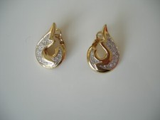 Orecchini lunghi Pierre GO zirconi come nuovi