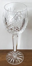 IRISH Hand Cut TIPPERARY Crystal SHANNON Claret 8 1/8" Wine STEM Glass RETIRED