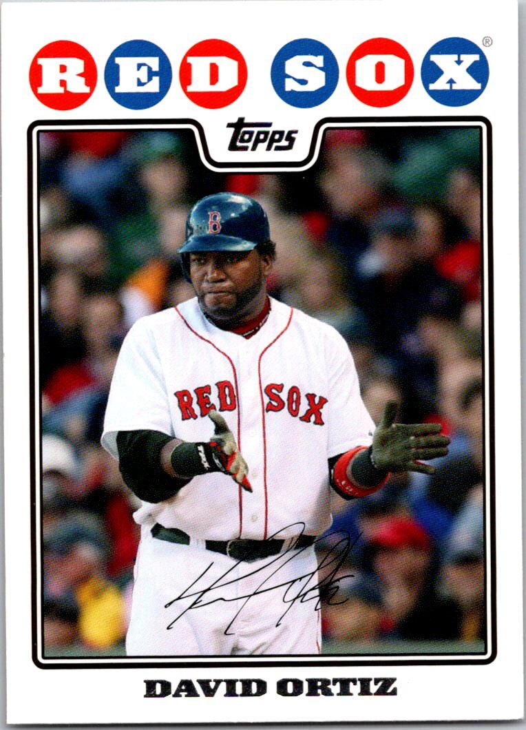 2008 Topps Boston Red Sox #BOS1 David Ortiz | eBay