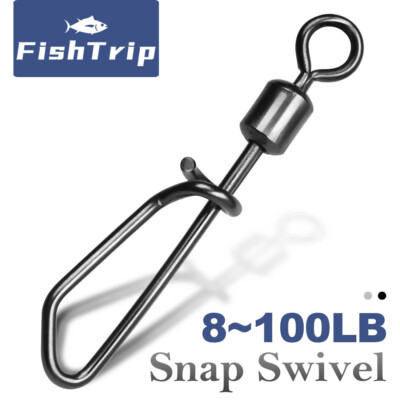 Rolling Spin Swivels Clip-on Link Lok Swivel Coastlock Fishing Line Connector