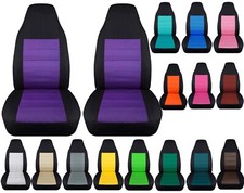 Front Set Car Seat Covers Fits Jeep Wrangler Yj-tj-lj 1985-2006 Nice Color