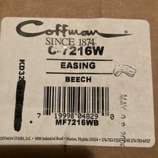 COFFMAN C-7216 W Classic Over Easing w/Returned End Beech MF7216WB