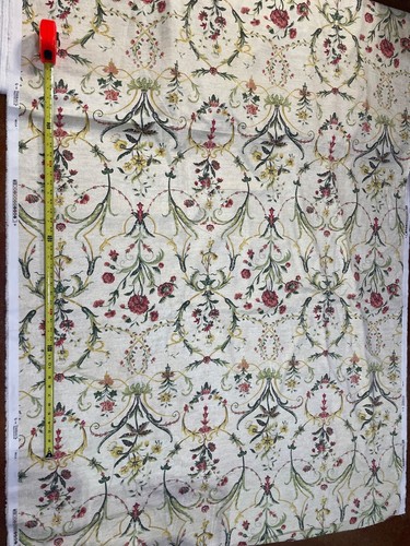 Thibaut "Bella" Floral Fabric 10 Yards Multicolor Cotton Discontinued - Picture 2 of 5