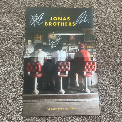 NEW The Jonas Brothers The Album Vinyl With Signed Poster | eBay