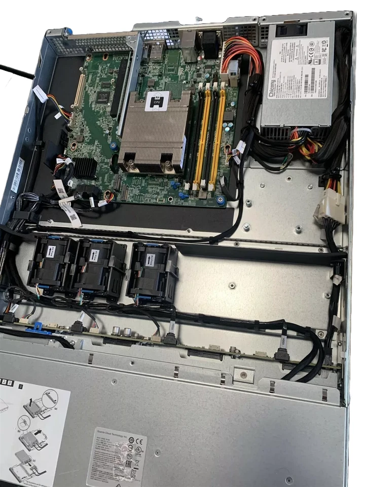 QCT S31A-1U Variant 1U 4 Bay 3.5 Server 2xM2.2280 Barebone Motherboard w/ Caddy - Image 3 of 4