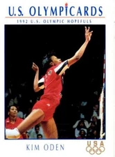 IMPEL 1992 US OLYMPICARDS USA OLYMPIC HOPEFUL WOMENS VOLLEYBALL #94 KIM ODEN