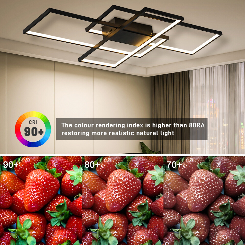 Large LED Ceiling Lights 75W Panel Down Light Kitchen Living Room Wall Lamp UK eBay