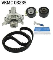 SKF Spannrollensatz Mit Wasserpumpe (Synchrontrieb) CitroËN, Lancia, Peugeot