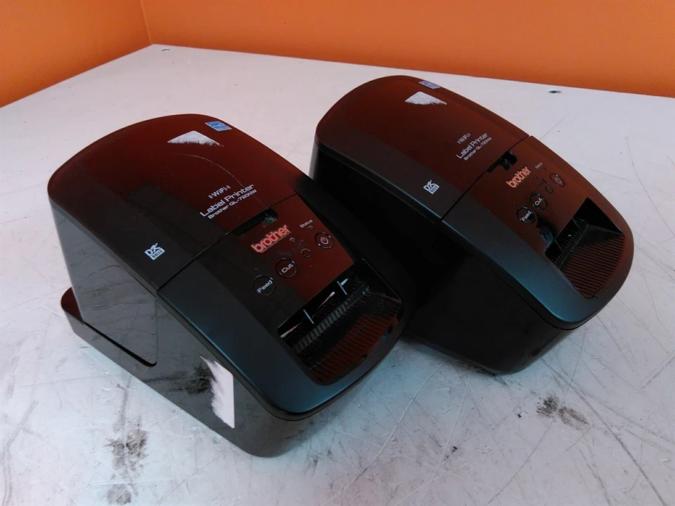 Defective Lot of 2 Brother QL-720NW Thermal Label Printer Bad Printhead AS-IS - Image 3 of 4