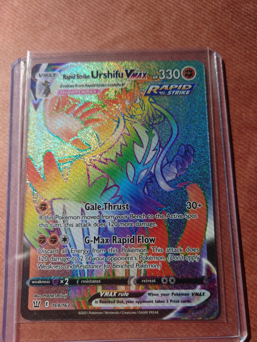 Pokmon TCG Rapid Strike Urshifu VMAX Sword & Shield - Battle Styles 169/163