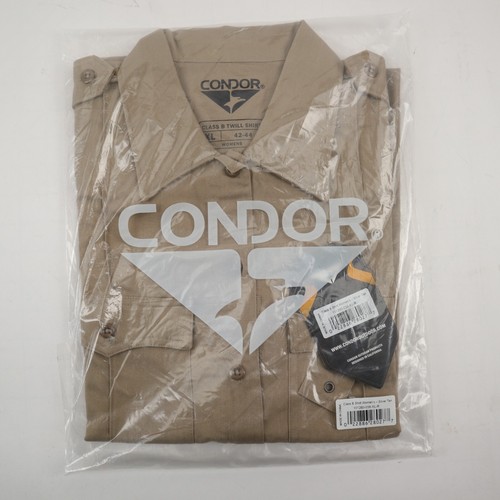Camisa uniforme de sarga Condor clase B para mujer 101260-038 plata tostada XL (42-44)
