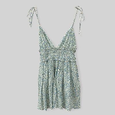 Very Short Summer Dresses New Fashion Nova Green Polka Dot Mini Halter Dress  Brunch Mood Medium