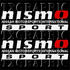 NISMO SPORT 4X4 VINYL STICKER DECAL FRONTIER TITAN 1 SET OF 2