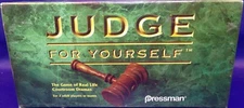 Judge For Yourself The Board Game of Real Life Courtroom Drama Pressman 1996 New