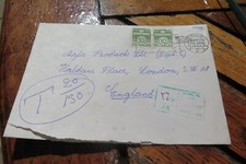 Postage Due Cover Denmark to London Cover To Pay Cachet  - No Reserve
