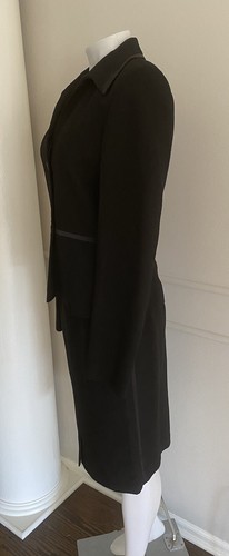 Cerruti 1881 Woman's Suit Black Jacket Skirt Sz 8 EU 38 40 ~ ELEGANT & STYLISH ~ - Picture 5 of 8