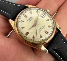 VINTAGE RELIDE FHF 72  GOLD PLATED  MENS WATCH WORKING SWISS MADE