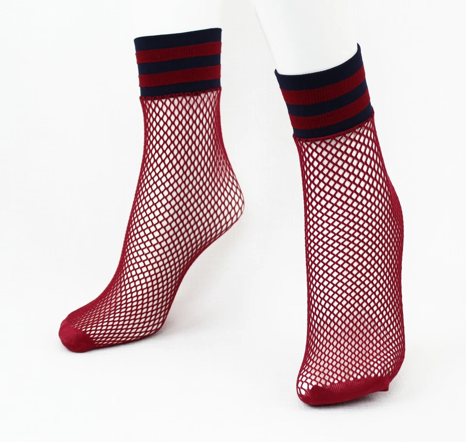 Calcetines tobilleros de red Free People para mujer Riot Sport talla única ACCL1387 Foto 2 de 4